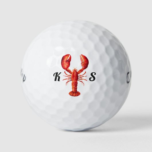 Initialen | Fun Signature Style Golfballen (Voorkant)