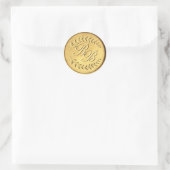 Initialen Gold Wax Seal Stickers Bruiloft Envelop (Tas)
