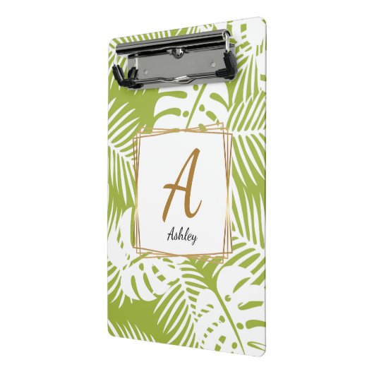  Initialen Groene iPad Cover Mini Clipb Mini Klembord (Angled2)