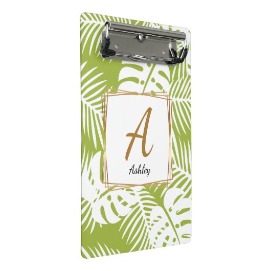  Initialen Groene iPad Cover Mini Clipb Mini Klembord (Schuin)