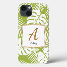  Initialen Groene Telefoon Case