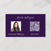 Initialen Leuk je te ontmoeten! Verbind met ons! s Visitekaartje (Achterkant)