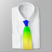 Initialen LGBT regenboogpride vlag Ombre Stripes Stropdas (Gebonden)