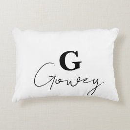 Initialen maken comfort persoonlijk accent kussen