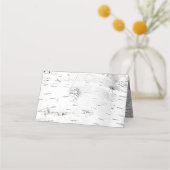 Initialen met baarmoederhalsbast in kaarten met ha plaatskaartje (Achterkant)