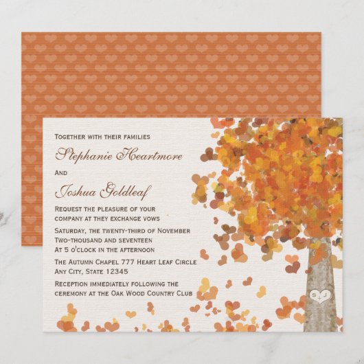 Initialen met een kaardkorrel - Dall Wedding-uitno Kaart (Voorkant / Achterkant)