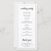 Initialen Monogram minimalistisch weddenschap (Achterkant)