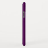 Initialen Monogram | Wit op diep Paars Case-Mate iPhone Case (Achterkant/rechts)