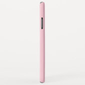 Initialen Monogram | wit op lichtroze Case-Mate iPhone Case (Achterkant/rechts)