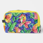 Initialen Mooie verjaardagscadeau vlinder Toilettasje (Voorkant)