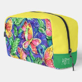 Initialen Mooie verjaardagscadeau vlinder Toilettasje (Rechterhoek)