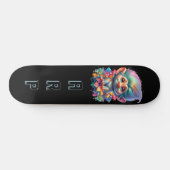 *~* Initialen Neon Haar Regenboog Troll AP89 Persoonlijk Skateboard (Horizontaal)