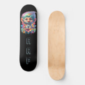 *~* Initialen Neon Haar Regenboog Troll AP89 Persoonlijk Skateboard (Voorkant)