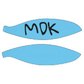 Initialen op blauw basketbal (Panelen)