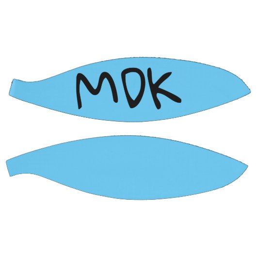 Initialen op blauw basketbal (Panelen)