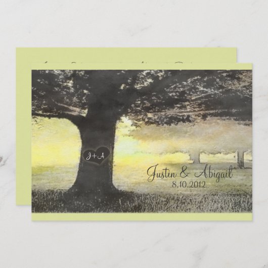 Initialen op een wedstrijd - Weddenschap Kaart (Voorkant / Achterkant)