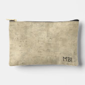 Initialen oude krant plakboek achtergrond etui (Voorkant)