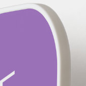 Initialen Paarse pickleball paddle (Links Detail)