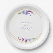 Initialen Peri ID954 van de Waterverf van het Wild Papieren Bordje (Voorkant)