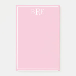 Initialen Roze Post-it® Notes