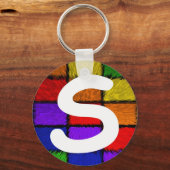 INITIALEN - S SLEUTELHANGER (Voorkant)