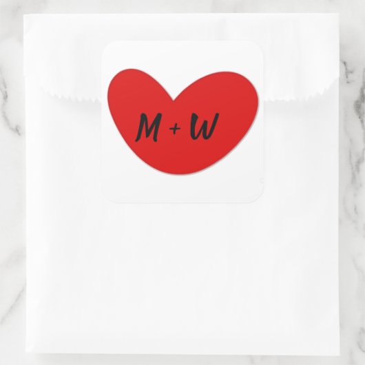 Initialen Stickers (Tas)