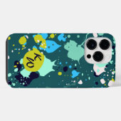 Initialen van de Groene Verf van de Koel iPhone Hoesje (Achterkant horizontaal)
