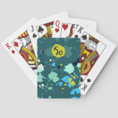 Initialen van de Groene Verf van de Koel Pokerkaarten (Achterkant)