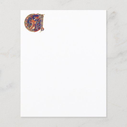 Initialen van een notitiepapier (Voorkant)