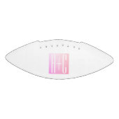 Initialen van een paar| Subtle Pink Gradation American Football (Paneel)