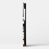 Initialen van paarse fotocollage-hardeshardesolven Case-Mate iPhone case (Achterkant / Links)