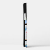 Initialen van paarse fotocollage-hardeshardesolven Case-Mate iPhone case (Achterkant / Rechts)