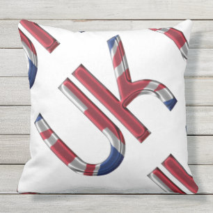 Initialen voor Britse vlag en Britse vlag Buitenkussen