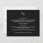 Initialen voor budgettaire minimalistische klassie (Achterkant)