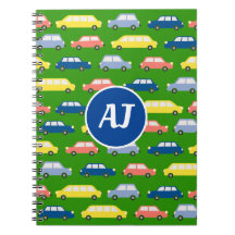 Initialen voor Cartoon van auto's