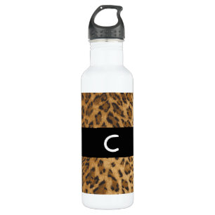 Initialen voor het afdrukken van C-monogram Waterfles