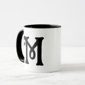 Initialen voor magnifieke magische fonogrammen mok (Voorkant links)