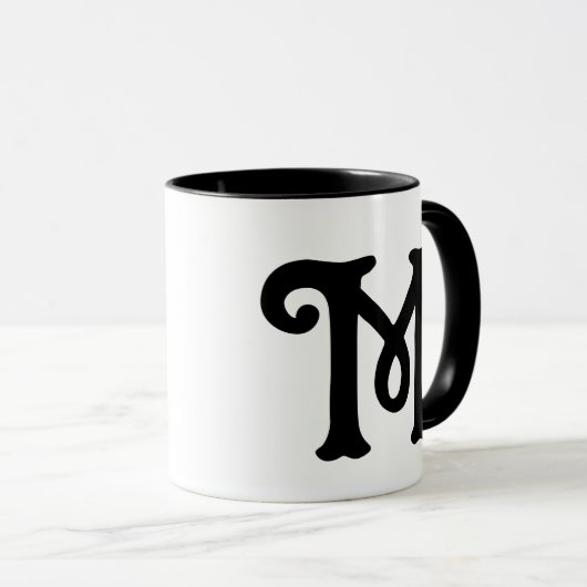 Initialen voor magnifieke magische fonogrammen mok (Voorkant rechts)