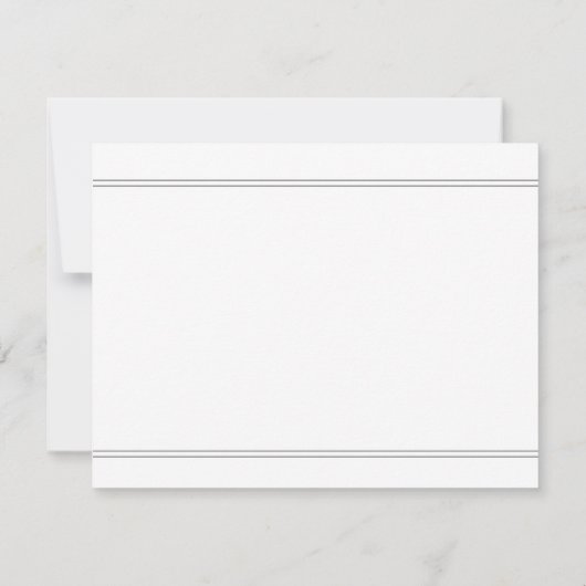 Initialen voor weddenschap Monogram Paar naam op m Notitiekaartje (Achterkant)