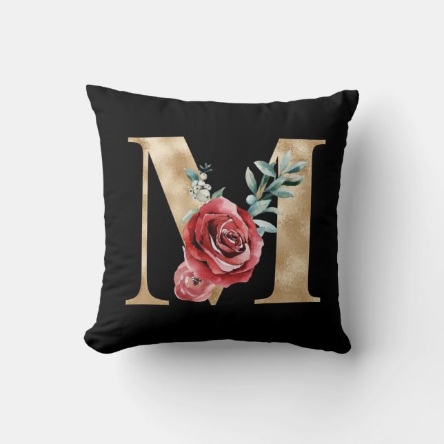 Initialen winter: M Kussen (Voorkant)