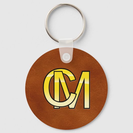 initiales C et M en of Sleutelhanger (Voorkant)