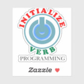 Initialiseer Werkwoord in Cobol Programmeren Stick Sticker (Vel)