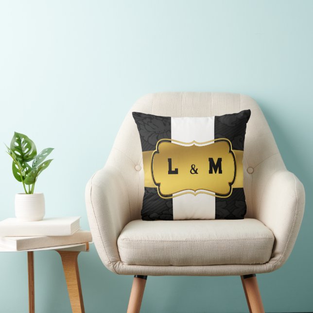 Initials Kussen (Stoel)