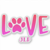 Initiated Love Paw Sticker (Voorkant)