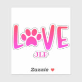 Initiated Love Paw Sticker (Vel)