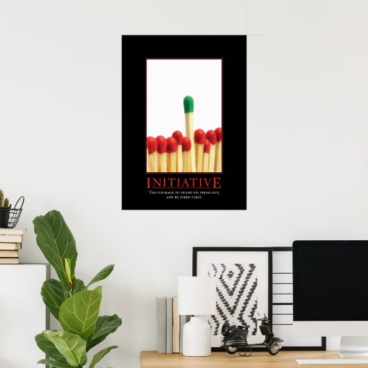 Initiatief Motivatie Parody Poster (Thuiskantoor)