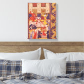 Initiatiefdans, uit een gedichtenboek canvas afdruk (Insitu (Slaapkamer))