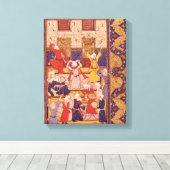 Initiatiefdans, uit een gedichtenboek canvas afdruk (Insitu (Houten vloer))