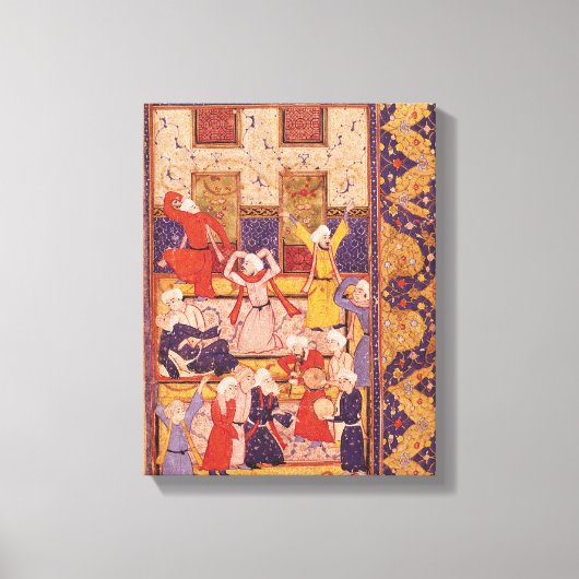 Initiatiefdans, uit een gedichtenboek canvas afdruk (Voorkant)