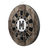 Initieel familienaammonogram dartbord (Voorkant Rechts)